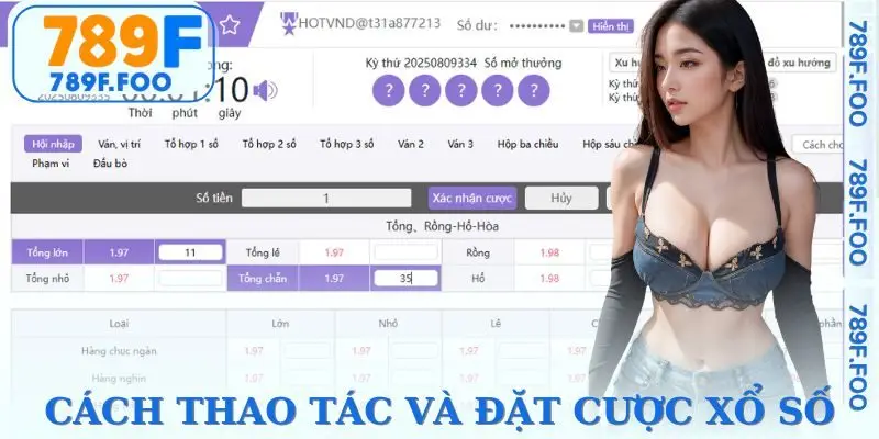 Vài thao tác để trải nghiệm chọn số và chờ đợi kết quả về
